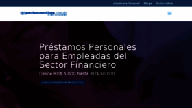 What Prestamosenlinea.com.do website looked like in 2018 (5 years ago)