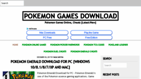 What Pokemongodownloadd.com website looked like in 2018 (5 years ago)