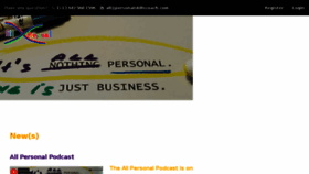 What Personalskillscoach.com website looked like in 2018 (5 years ago)