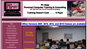 What Pceasy.com website looked like in 2018 (5 years ago)