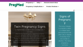 What Pregmed.org website looked like in 2018 (5 years ago)