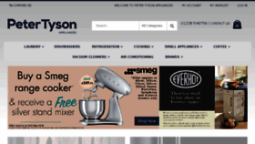 What Petertysonappliances.co.uk website looked like in 2018 (5 years ago)