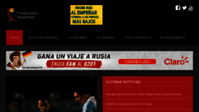 What Produccionesdeportivas.com website looked like in 2018 (5 years ago)