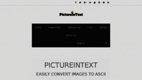 What Pictureintext.com website looked like in 2018 (5 years ago)