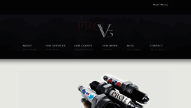 What Prov3media.com website looked like in 2018 (5 years ago)