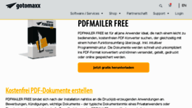 What Pdfmailer.com website looked like in 2018 (5 years ago)