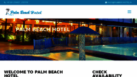 What Palmbeachhotel.in website looked like in 2018 (5 years ago)