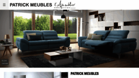 What Patrickmeubles.fr website looked like in 2018 (5 years ago)