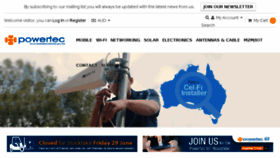 What Powertec.com.au website looked like in 2018 (5 years ago)