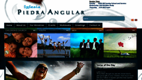 What Piedraangular.org website looked like in 2018 (5 years ago)