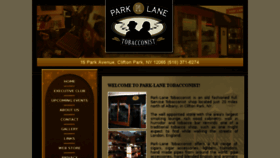 What Parklanetobacconist.com website looked like in 2018 (5 years ago)