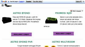 What Promosi-astro.com website looked like in 2018 (5 years ago)