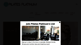 What Pilatesplatinum.com website looked like in 2018 (5 years ago)