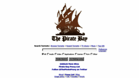 What Pirateproxy.mx website looked like in 2018 (5 years ago)