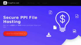 What Pinapfile.com website looked like in 2018 (5 years ago)