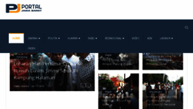 What Portaljabar.net website looked like in 2018 (7 years ago)