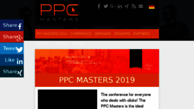 What Ppcmasters.de website looked like in 2018 (5 years ago)