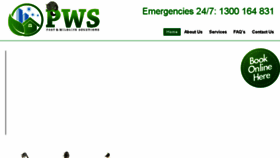 What Pestws.com.au website looked like in 2018 (5 years ago)