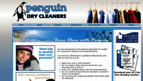 What Penguindrycleaners.com.au website looked like in 2018 (5 years ago)
