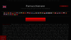 What Parrucchierare.it website looked like in 2018 (5 years ago)