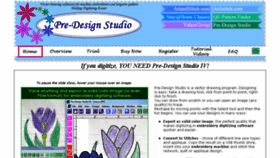 What Pre-designstudio.com website looked like in 2018 (5 years ago)