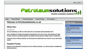 What Petroleumsolutions.co.uk website looked like in 2018 (5 years ago)