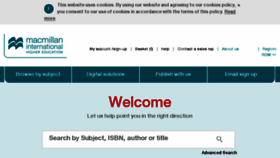 What Palgravehighered.com website looked like in 2018 (5 years ago)
