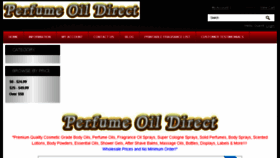 What Perfumeoildirect.com website looked like in 2018 (5 years ago)