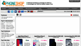 What Phoneshop.nl website looked like in 2018 (5 years ago)
