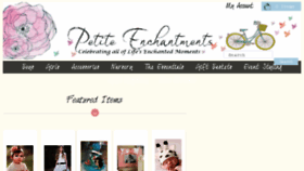What Petiteenchantments.com website looked like in 2018 (5 years ago)