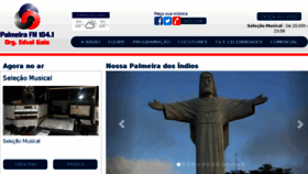What Palmeirafm.com.br website looked like in 2018 (5 years ago)