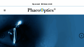 What Phacooptics.com website looked like in 2018 (5 years ago)