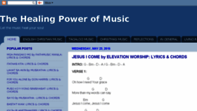 What Psyche-healingpowerofmusic.blogspot.com website looked like in 2018 (5 years ago)