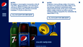 What Pepsi.pl website looked like in 2018 (5 years ago)