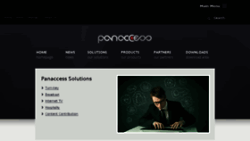 What Panaccess.com website looked like in 2018 (5 years ago)