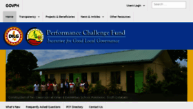 What Pcf.dilg.gov.ph website looked like in 2018 (5 years ago)