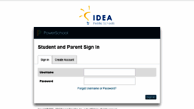 What Powerschool.ideapublicschools.org website looked like in 2018 (5 years ago)