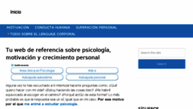 What Psicologiamotivacional.com website looked like in 2018 (5 years ago)
