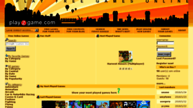 What Playzgame.com website looked like in 2018 (5 years ago)