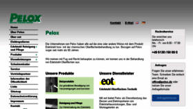What Pelox.de website looked like in 2018 (5 years ago)