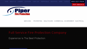 What Piperfire.com website looked like in 2018 (5 years ago)