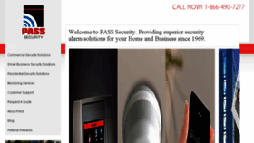 What Passsecurity.com website looked like in 2018 (5 years ago)