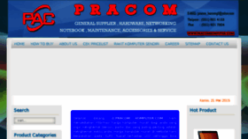 What Pracomkomputer.com website looked like in 2018 (5 years ago)