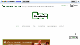 What Placasverdes.com website looked like in 2018 (5 years ago)