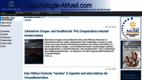What Psychologie-aktuell.com website looked like in 2018 (5 years ago)