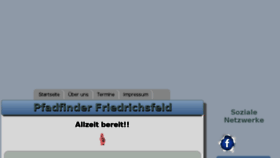 What Pfadfinder-friedrichsfeld.de website looked like in 2018 (5 years ago)