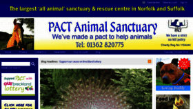 What Pactsanctuary.org website looked like in 2018 (5 years ago)