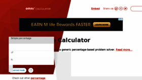 What Percentagecalculator.info website looked like in 2018 (5 years ago)