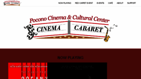 What Poconocommunitytheater.org website looked like in 2018 (5 years ago)