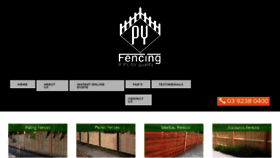 What Pyfencing.com.au website looked like in 2018 (5 years ago)